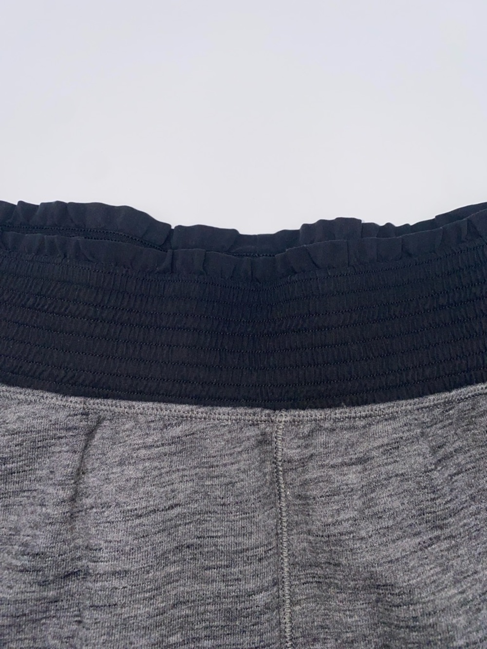 lululemon Varsity Heathered Gray Cotton shorts size 4 - Picture 4 of 8